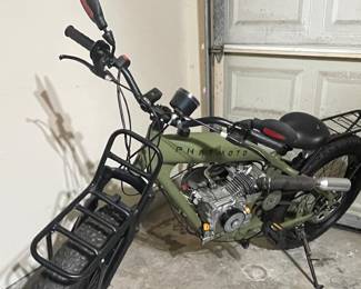 Phatmoto extreme all-terrain bicycle, all in with parts (picture of parts included in this posting, scroll to near end), upgraded engine