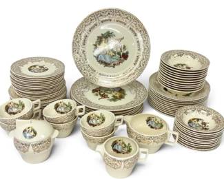Limoges Triumph China with 22k Gold Rim 60 Pieces