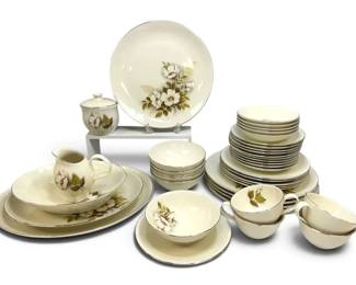 Nancy Prentiss Ivory Rose China Set 25 Pieces