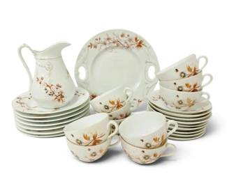 Vintage Floral China Pitcher, Plates, Cups Over 20 Pieces