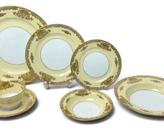 Noritake Mayfield Cream Gold China Individual Place Setting
