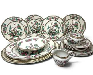 John Maddock Sons Indian Tree Royal Vitreous China Set