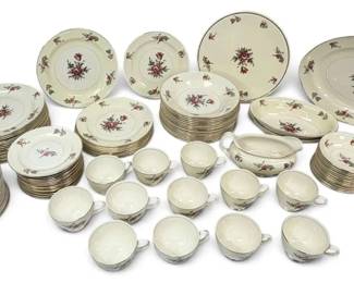 Homer Laughlin Priscilla Eggshell Nautilus China Set