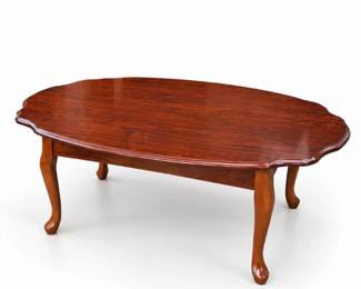 189 VintageQueenAnneStyleMahoganyCoffeeTable