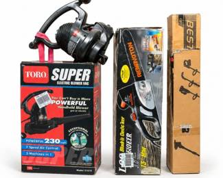 130 ToroSuperBlowerVacRemingtonElectricChainsawLot