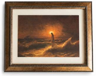 73 FramedJesusWalkingonWaterReligiousArtPrint