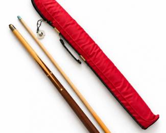 185 VintageBilliardPoolCueSetWillieMosconiCase