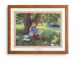 90 UndertheSpreadingChestnutTreeFramedArtPrint