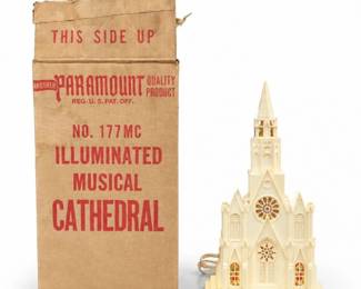 145 VintageRayliteParamountMusicalChristmasCathedral