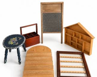45 VintageWoodenDisplayStandsDecor