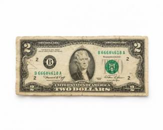 164 Rare1976Series2FederalReserveNoteBDistrict