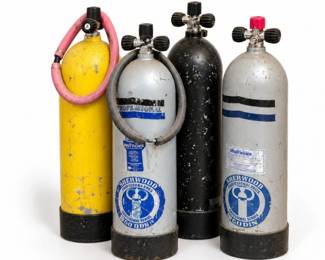 212 VintageAluminumScubaDivingTanks