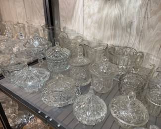 Crystal/Glass Covered Dishes