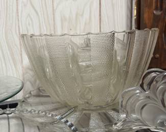Several Punch Bowl Sets