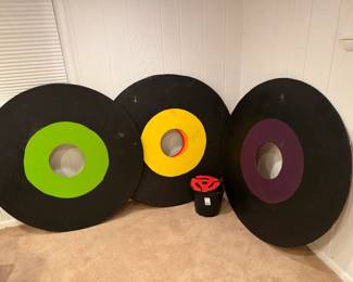 Five 60" Plywood 45 Record Tabletops!