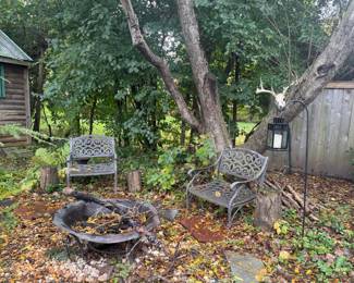 Two patio chairs