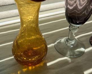Crackle glass