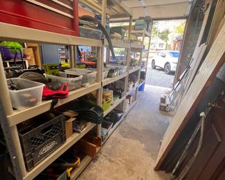 Tools, garage items
