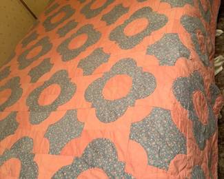 Orange Peel / Floral Appliqué Variation