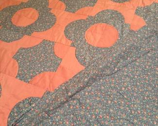 Orange Peel / Floral Appliqué Variation