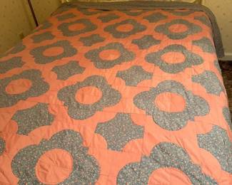 Orange Peel / Floral Appliqué Variation