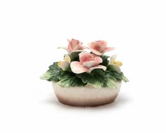 Capodimonte Porcelain Floral Arrangement third image