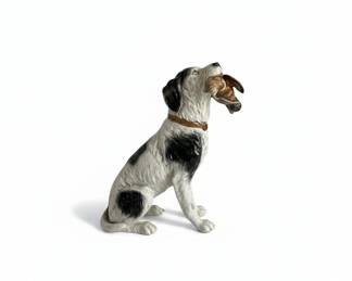 Meissen Porcelain Hunting Dog Figurine fifth image