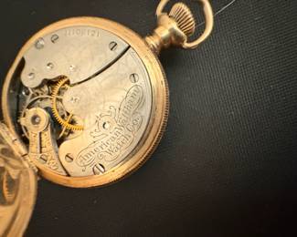 American Waltham Watch Co. k Gold Pocket Watch third image