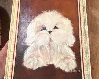 Sue Ann Bucko Original Oil Painting of Muffin third image
