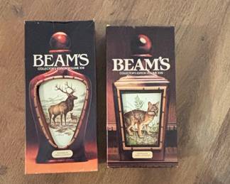 Jim Beam Collectors Edition Decanter Set Volumes XVII XVIII