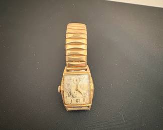 Vintage Bulova Art Deco Rectangular Wristwatch