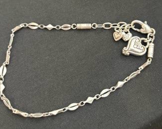 Retired Brighton Blaire Heart Charm Bracelet second image