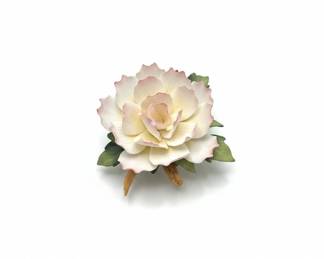 Lefton China Porcelain Peony Flower Figurine third image