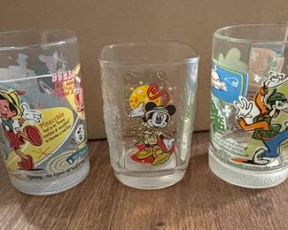 McDonalds Walt Disney World Years of Magic Promotional Glassware Set