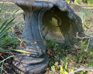 Massive Concrete Birdbath