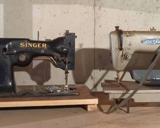 Pair of Vintage Sewing Machine Parts Only