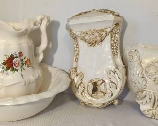 Decorative Pitcher and Italian Styled Fountain