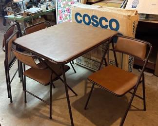 Cosco Folding Table  4 Chairs