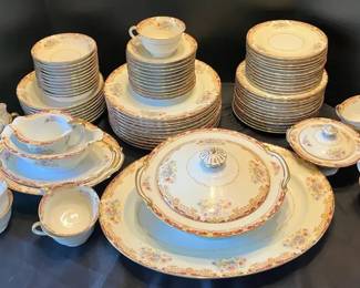 Floral Noritake China Set