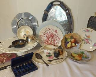 Silver Plate and Decorative Dishes