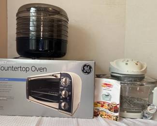 New GE Countertop Oven Select Edition, FlavorWave Turbo Oven, Food Dehydrator