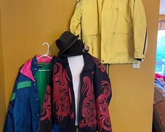 Vintage Windbreakers, London Fog Raincoat, Trilby Hats