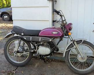 Vintage Yamaha 90 Motorcycle