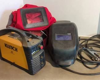 Klutch Welder with Helmets