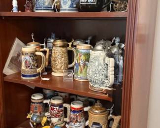Various Beer Steins