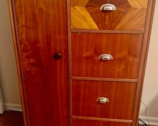 Art Deco Waterfall Chifforobe