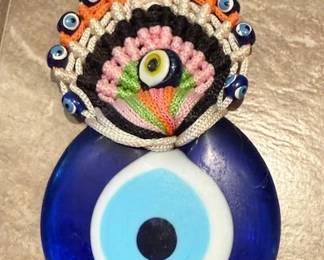 Macrame Turkish Evil Eye Hanging Ornament