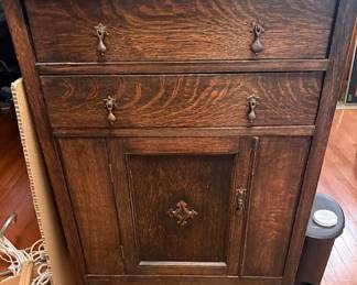 Tiger Oak Cabinet