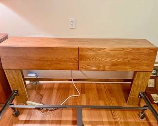 Mid-Century Modern Headboard and Bed Frame