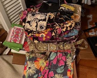 Vera Bradley Handbags and Cosmetic Bags